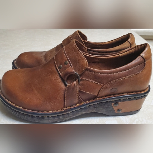 Born Brown Leather Women's Mules - Picture 1 of 3